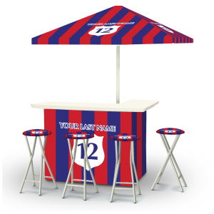 Soccer Futbol Fan Personalized Portable Pop-Up Bar