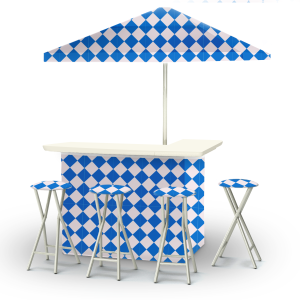 Take Me to the Races - Royal Blue/White