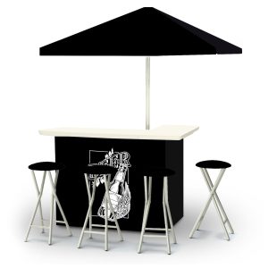 Vintage Beer Portable Pop-Up Bar