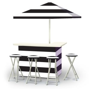 Horizontal Stripes - Black/White