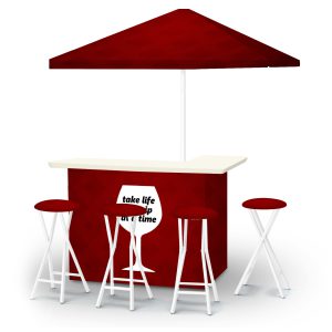 One Sip at a Time Portable Pop-Up Bar